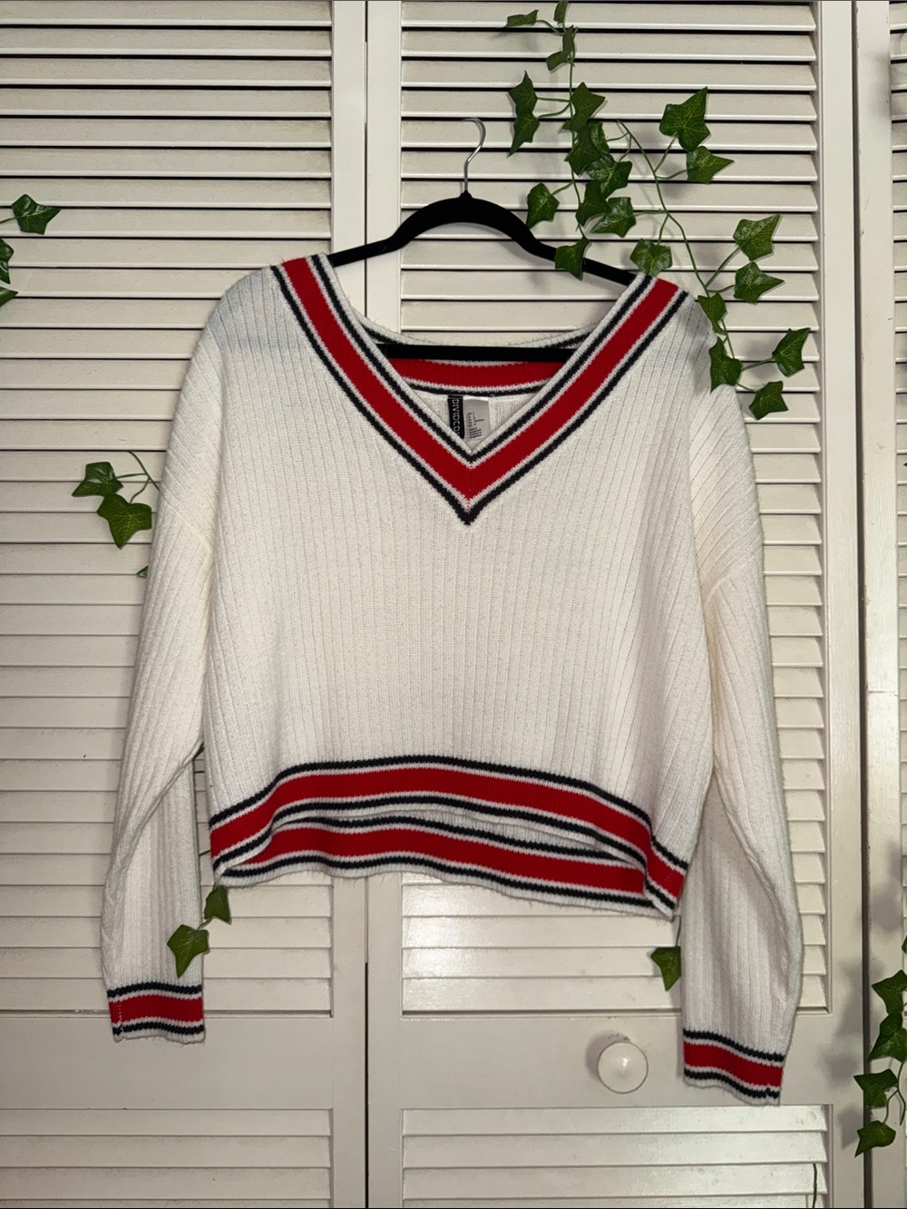 Preppy Cropped Sweater